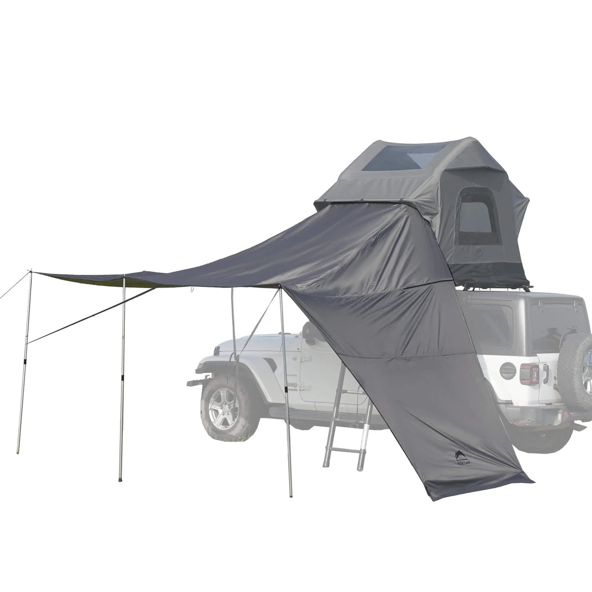 Wild Land Roof Top Tent Universal Connector - Durable Grey Waterproof Fabric