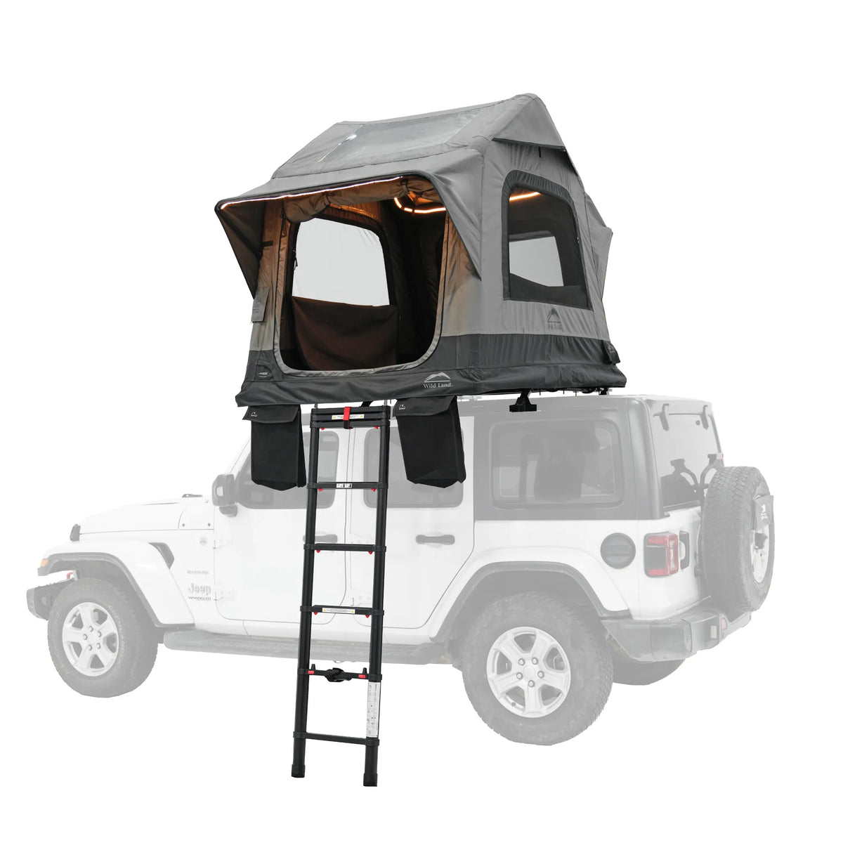 Wild Land Air Cruiser - Grey Inflatable Roof Top Tent with Patented Air Tube Design