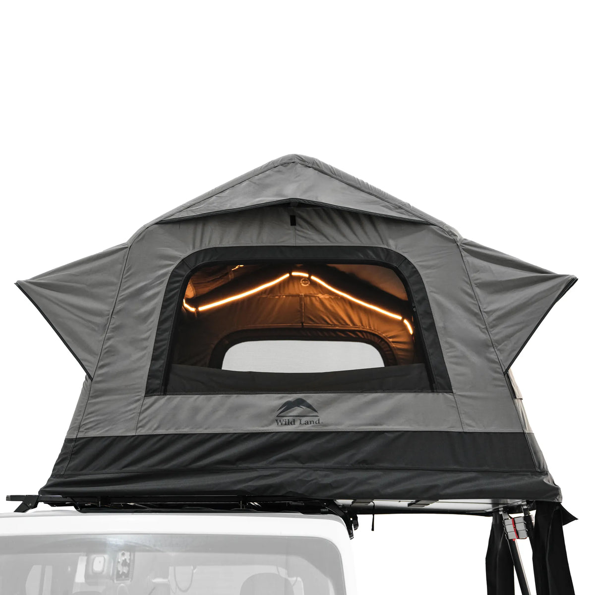 Wild Land Air Cruiser - Grey Inflatable Roof Top Tent with Patented Air Tube Design