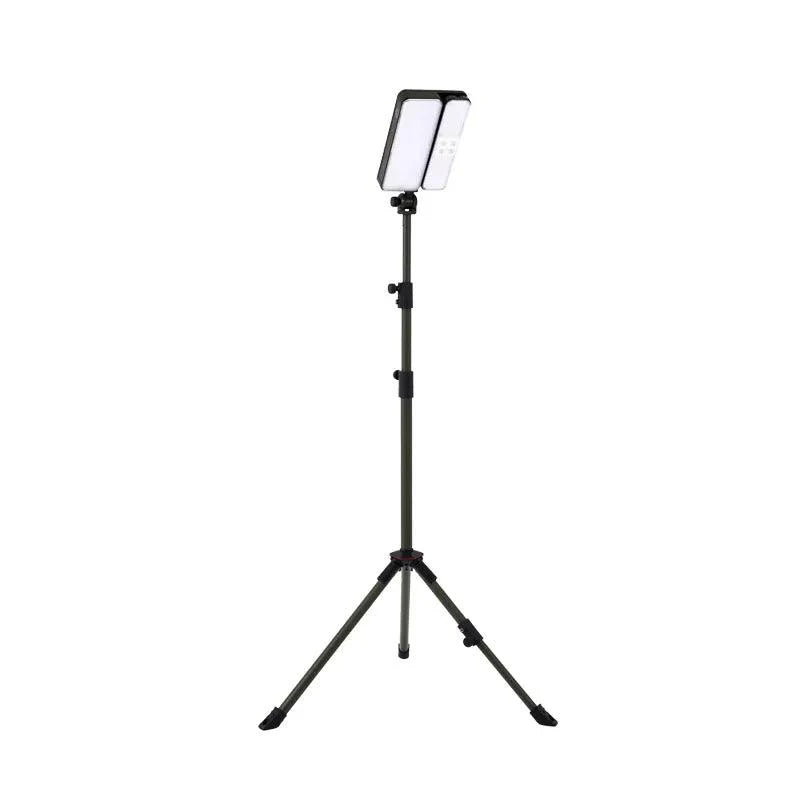 Wild Land Galaxy Solar Work Light - Rugged Black LED Utility Light with Solar Panel