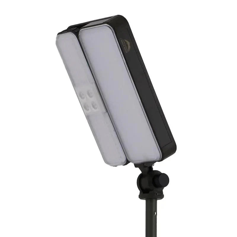 Wild Land Galaxy Solar Work Light - Rugged Black LED Utility Light with Solar Panel