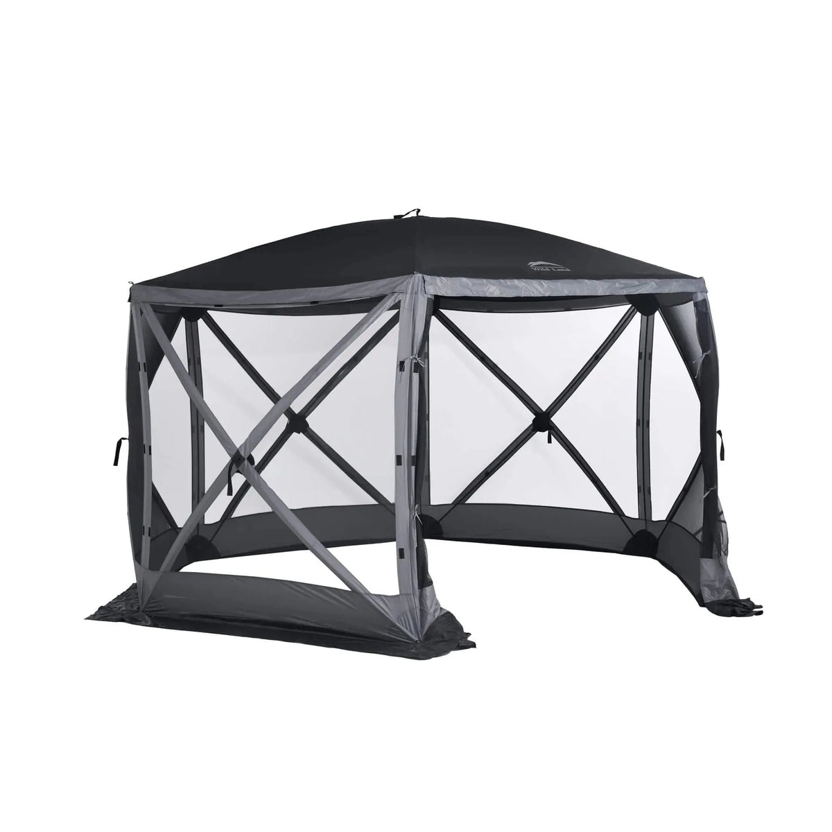 Wild Land Hub Screen House 600 - Large Grey Pop-Up Mesh Camping Tent