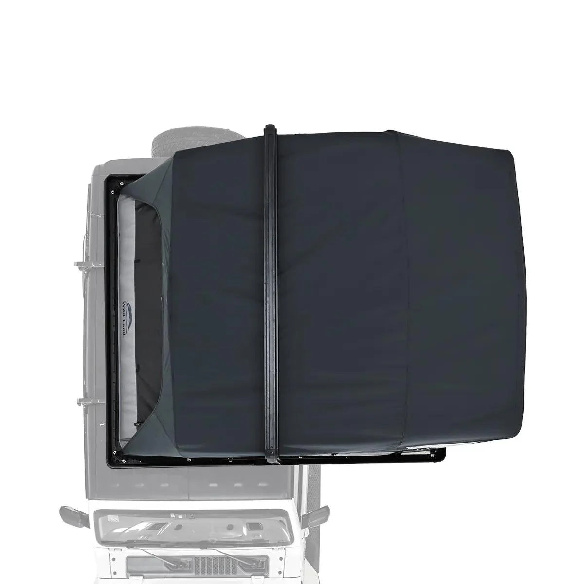 Wild Land OrthFrame Max - Aerodynamic black hard shell aluminum rooftop tent