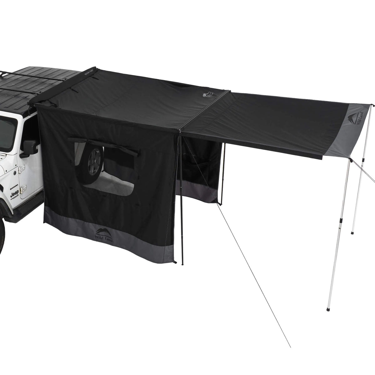 WildLand Car Awning LW Compact Car Shelter for Camping